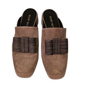 Stuart Weitzman Suede Mules
